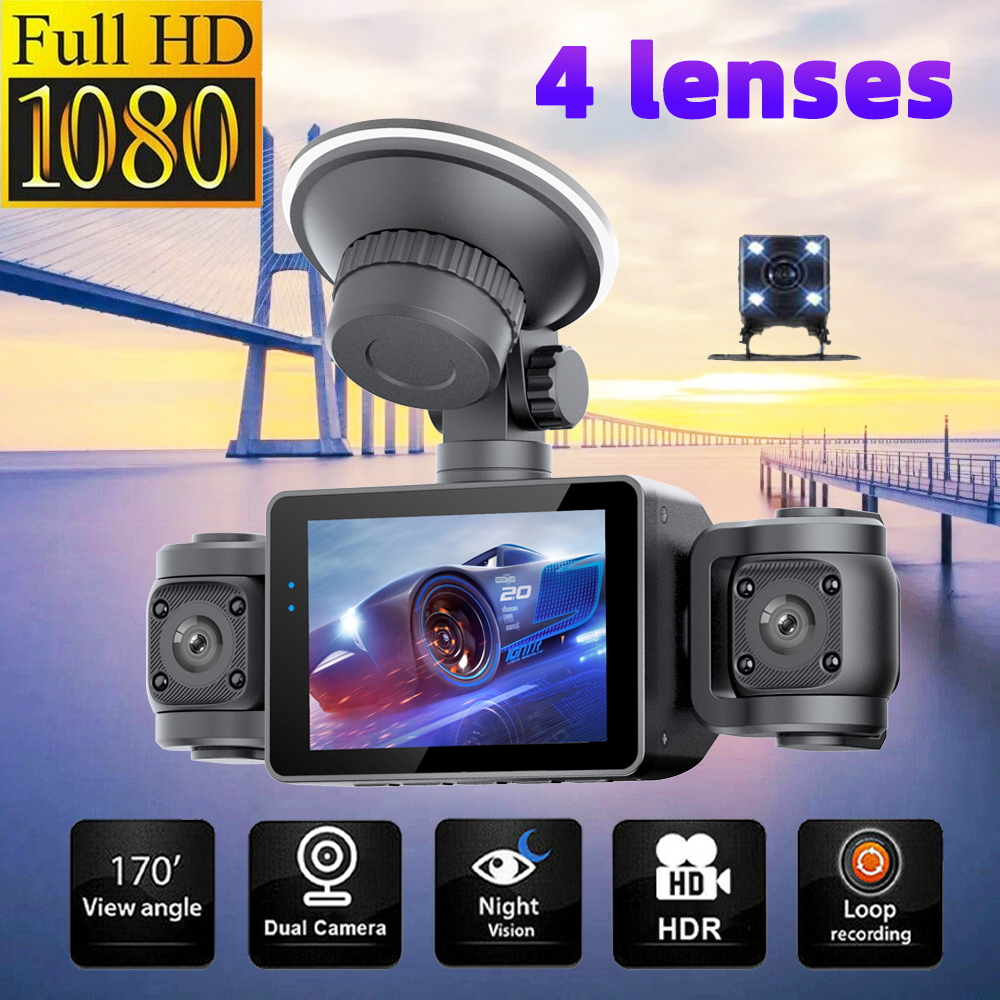 4CHs 360 degree WIFI dash cam